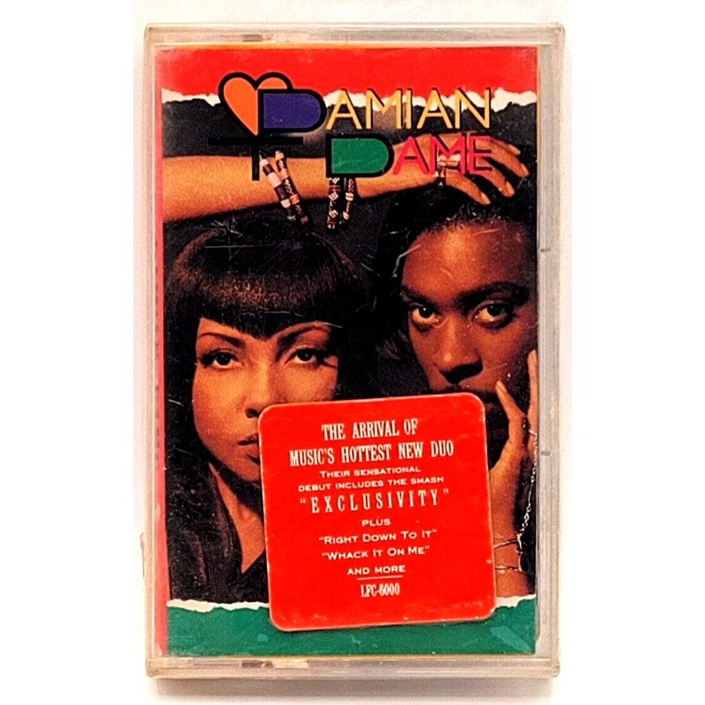 DAMIAN DAME - SELF TITLED - R&B NEW JACK‎ SWING CASSETTE - SEALED! 1991 LEFACE